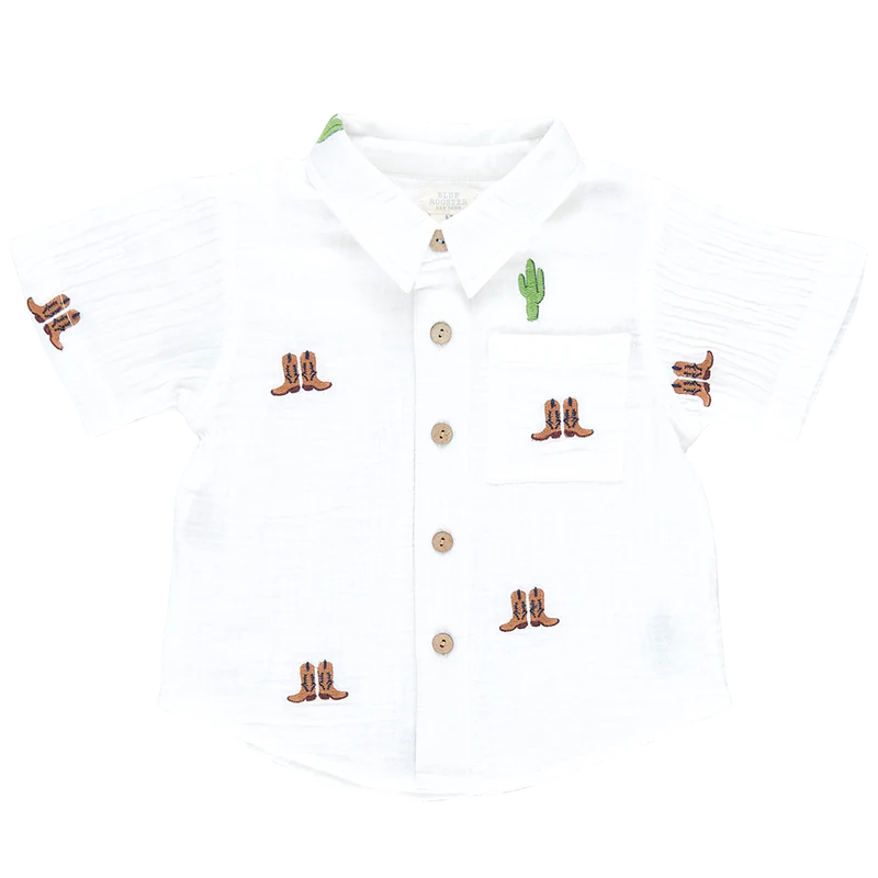 Boys Jack Shirt- Rodeo Embroidery