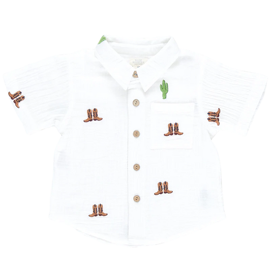 Boys Jack Shirt- Rodeo Embroidery