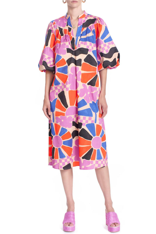 Leslie Dress- Multi Groovy