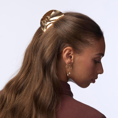 Gold Metal Baroque Claw Clip