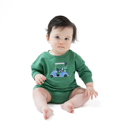 Green Golf Bubble Sweatshirt