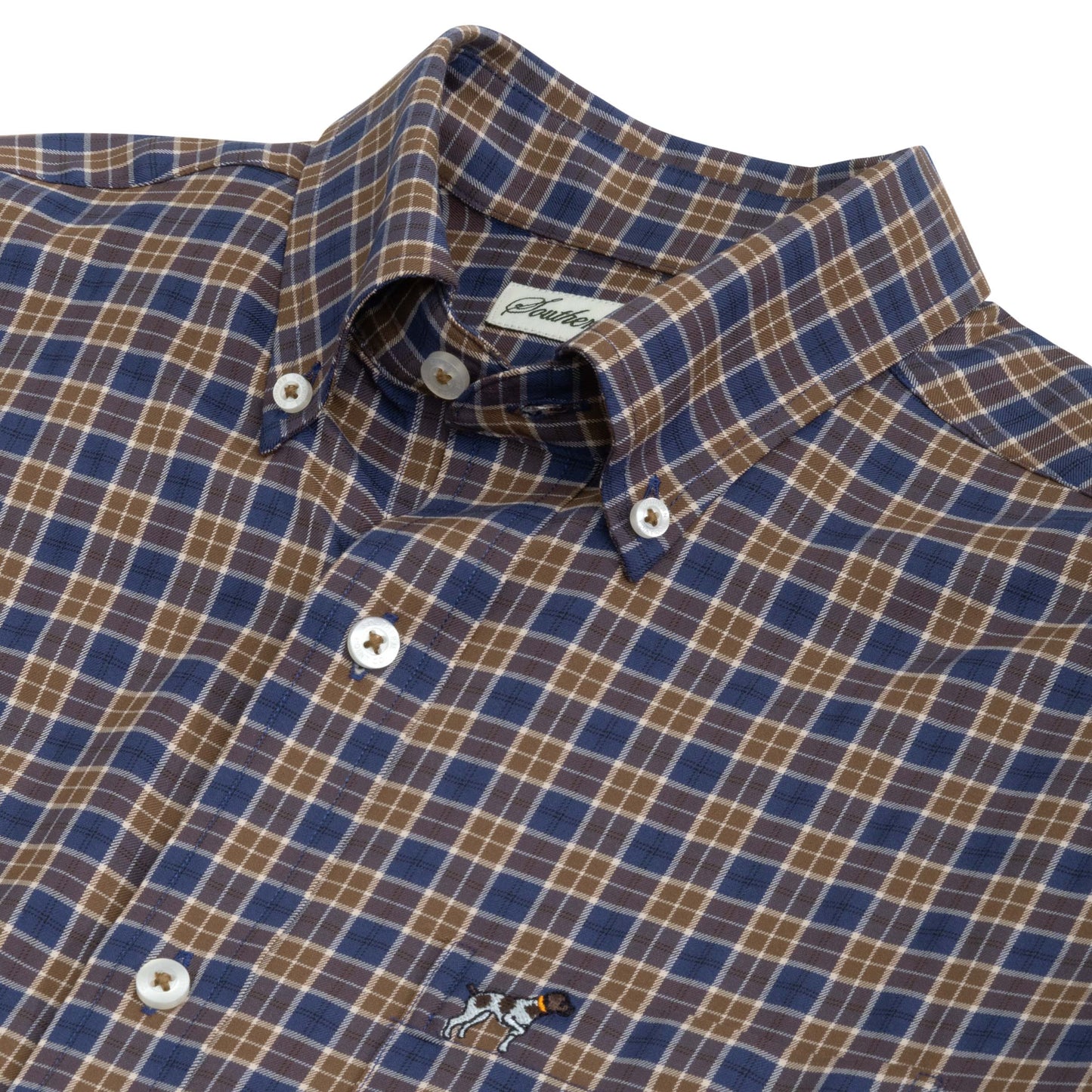 Youth Hadley Lux Button Down- Marshwood Plaid