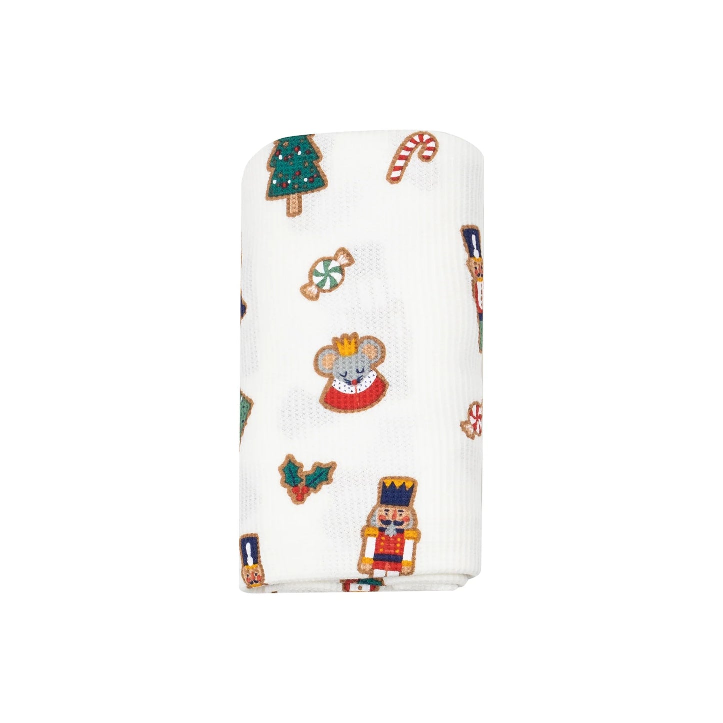 Nutcracker Christmas Cookies Swaddle Blanket