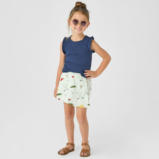 Girls Crystal Skort- Golf Tournament