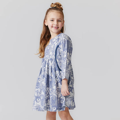 Girls Eden Dress- Dogs A Plenty