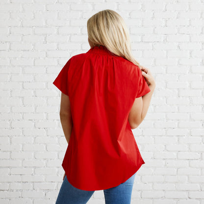 Emily Top- Fall Red