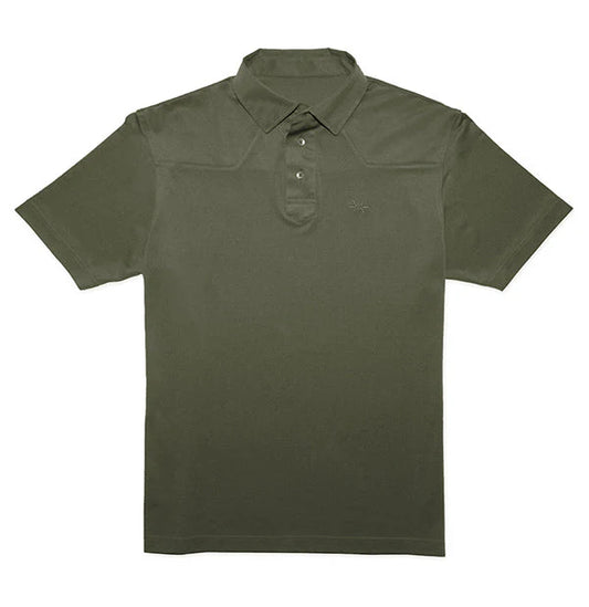 Modern Western Polo- Agave Green