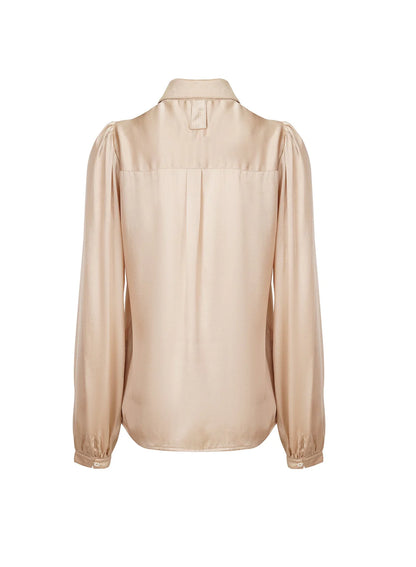 Champagne Satin Shirt