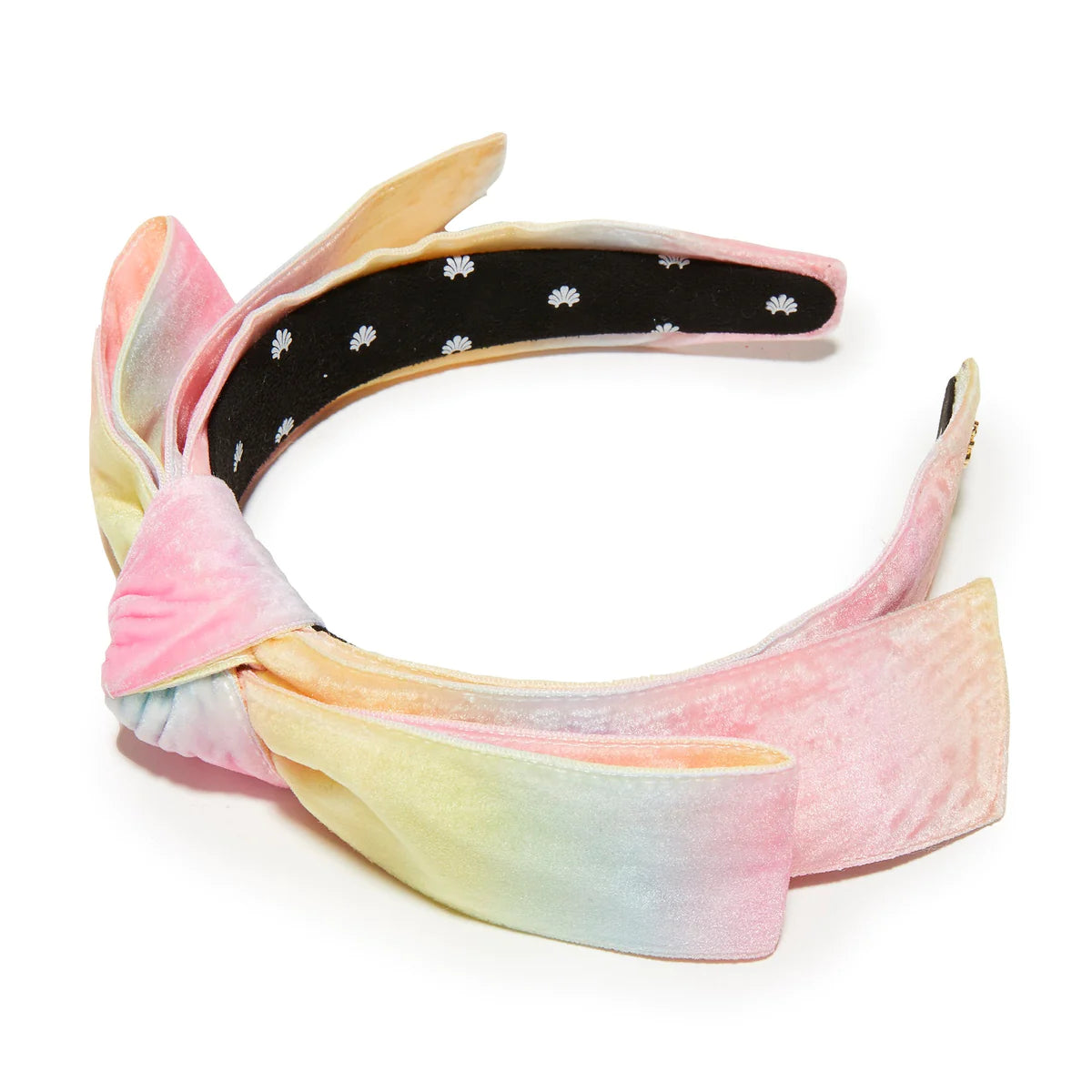 Velvet Shirley Headband- Apricot Ombre