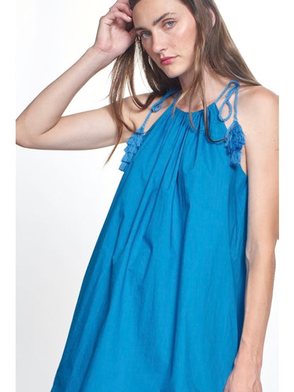 Melrose Mini Dress- Blue