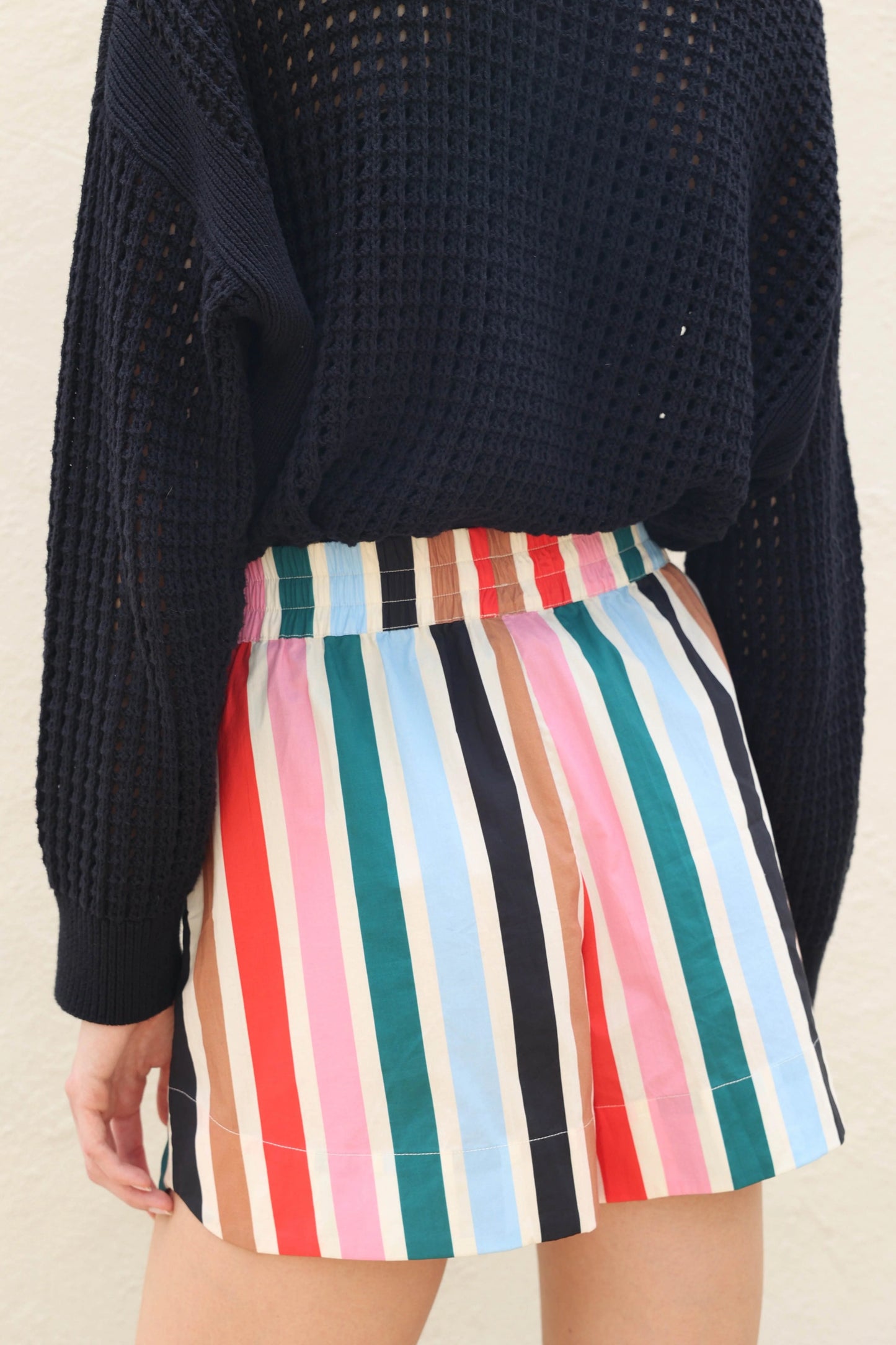 Candace Shorts- Multi Stripe