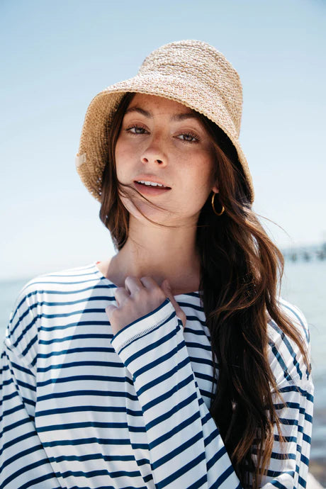 Little Bay Sun Shirt SPF 50+ Navy Stripe