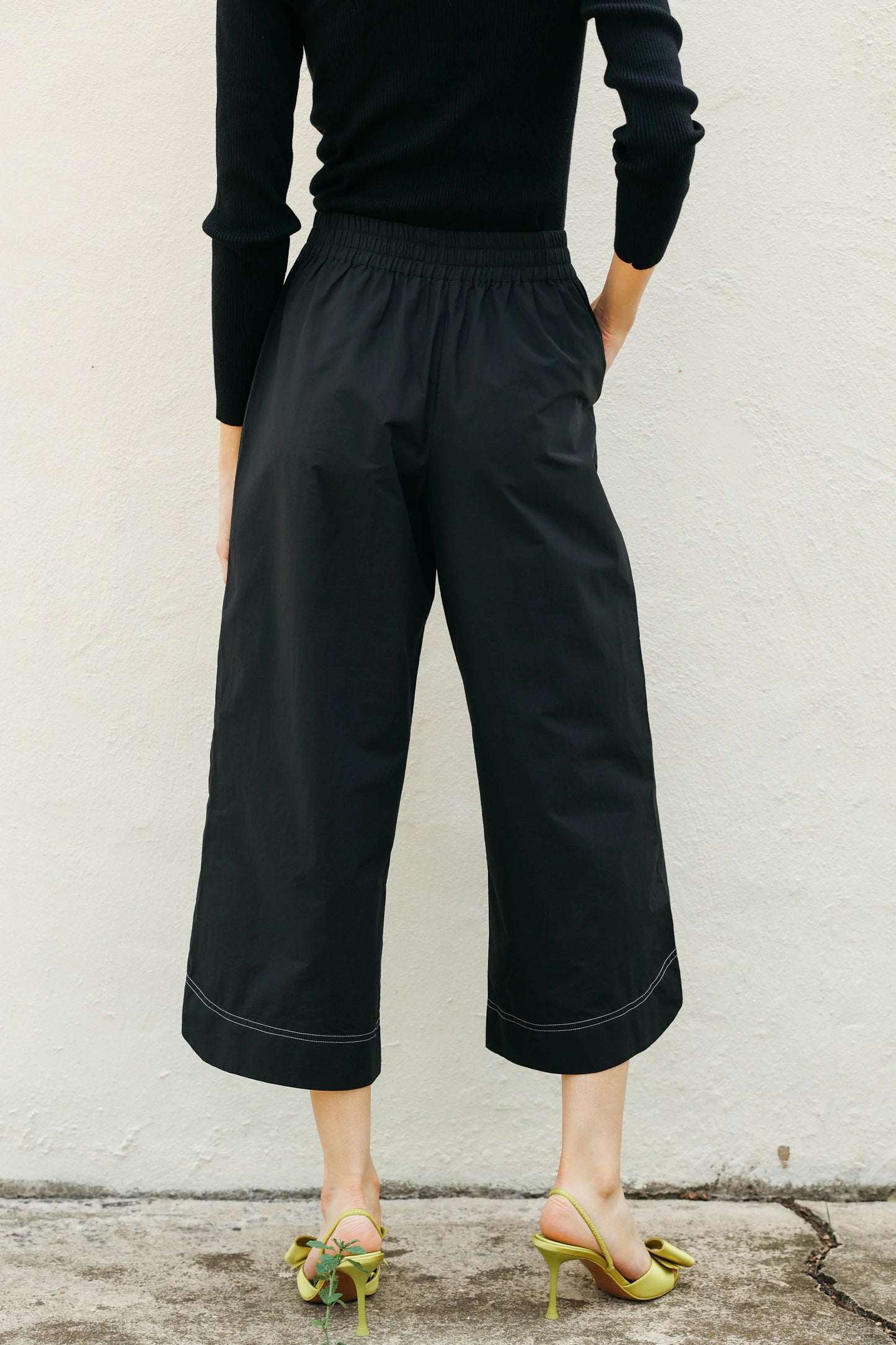 Candace Pants- Black + Ivory