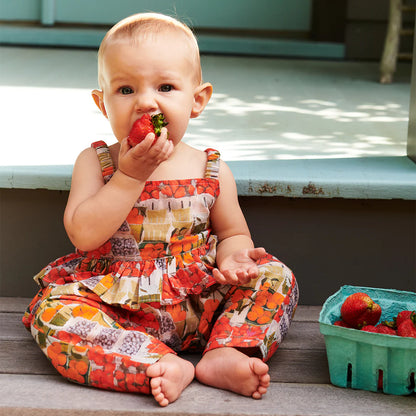 Baby Girls Brianne Jumper- Berries + Oranges