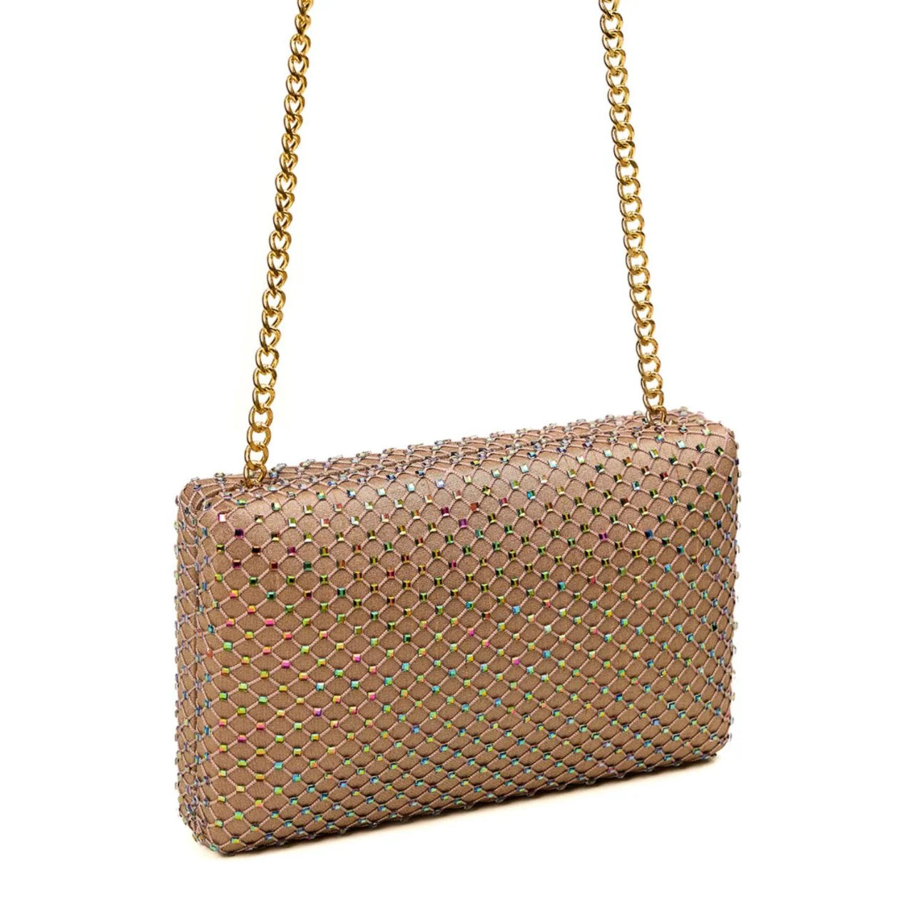 Linen Fishnet Clutch