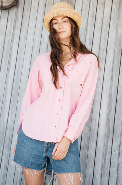 The Captain Shirt- Pink