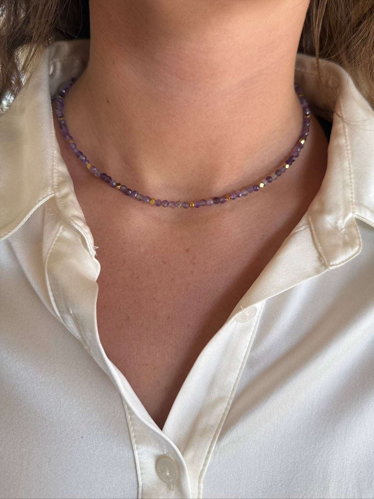 Amethyst Dainty Necklace