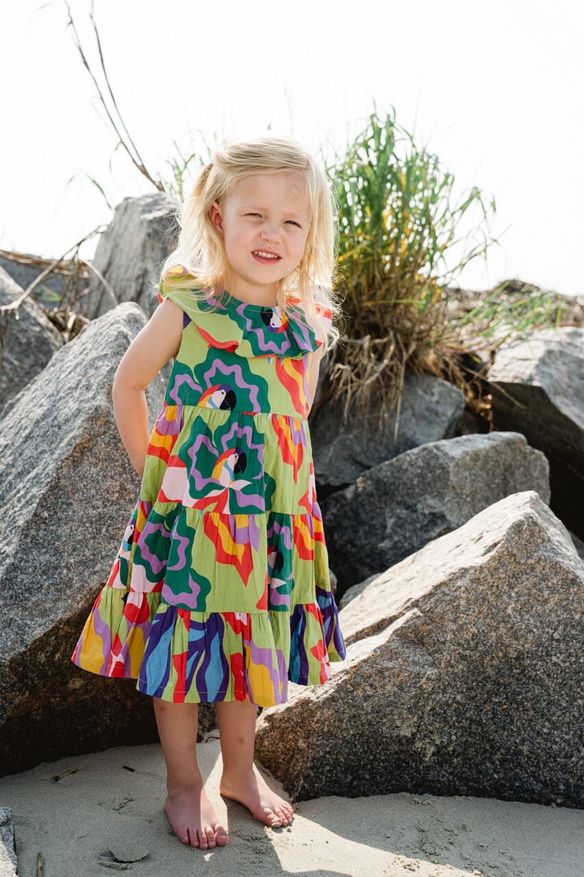 Bessie Girls Collar Dress