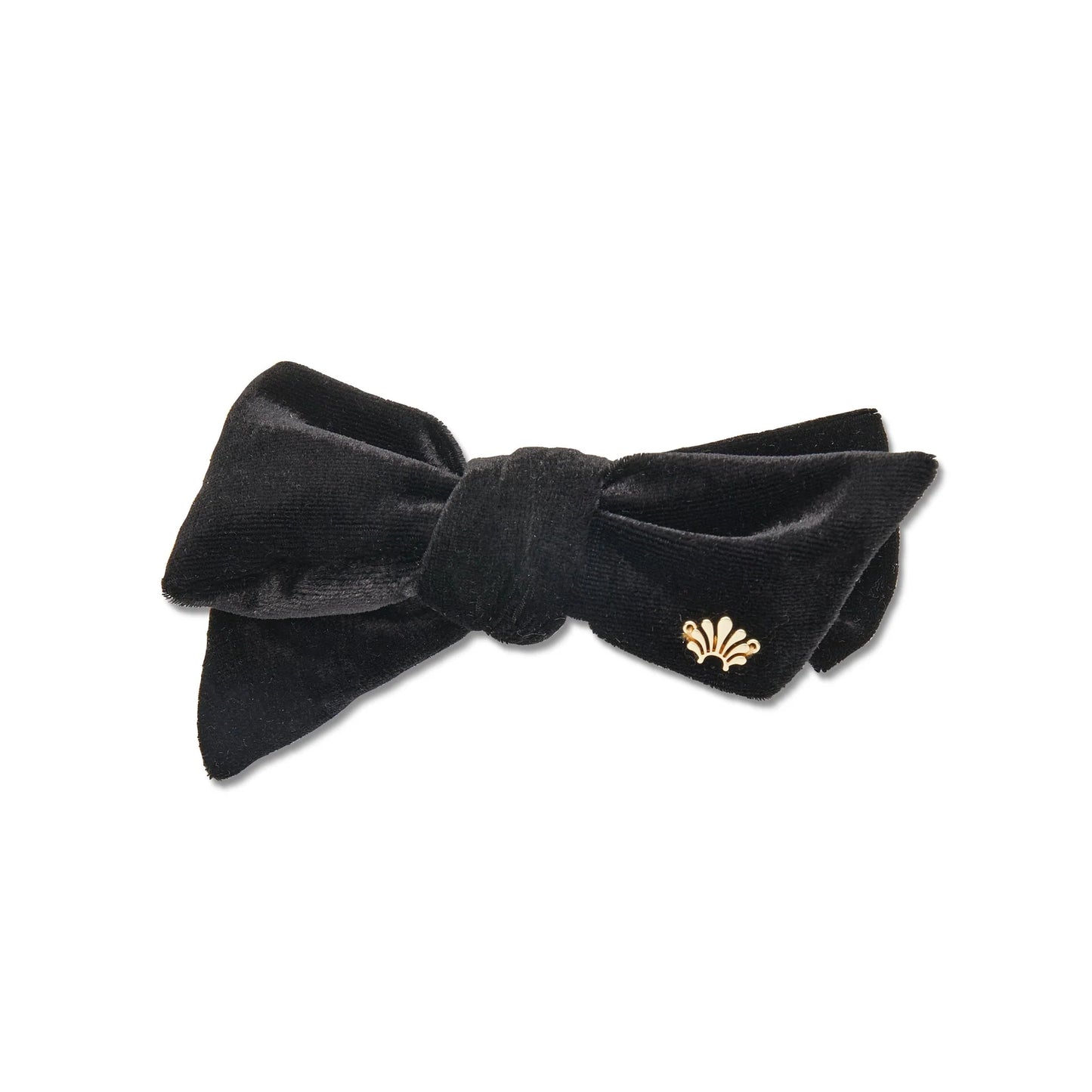 Velvet Ribbon Bow-Tie Barrette