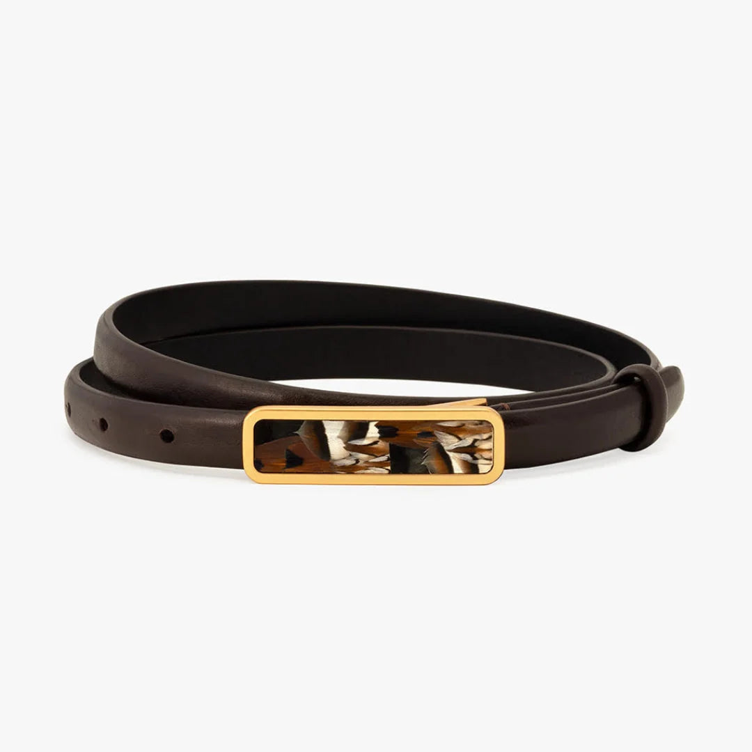 Ace Basin Abby Belt- Chocolate