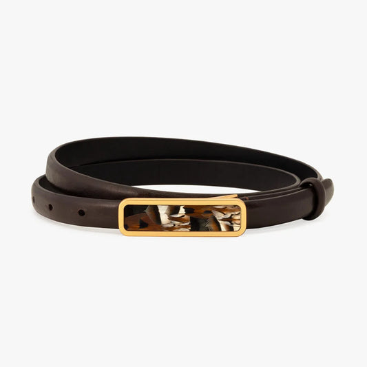 Ace Basin Abby Belt- Chocolate