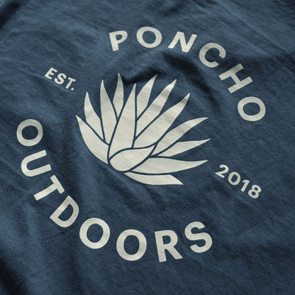 Navy Agave T-Shirt by Poncho