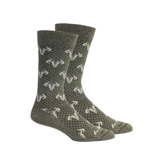 Caswell (European Mount) Socks: Grey Heather