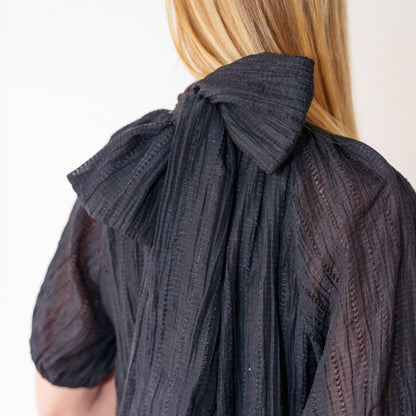 Ryan Holiday Bow Top- Black