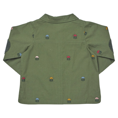 Girls Leona Barn Jacket - Four Leaf Clover