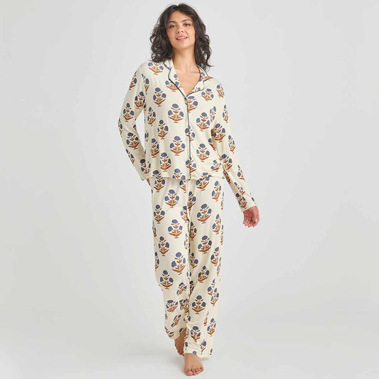 Womens Bamboo PJ Set- Dandelion