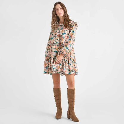 Womens Kalani Dress- Watercolor Floral