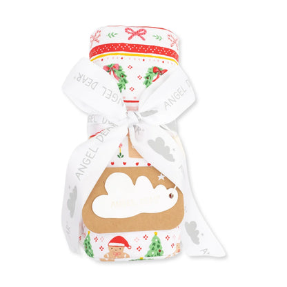 Swaddle Blanket- Pink Gingerbread Fair Isle