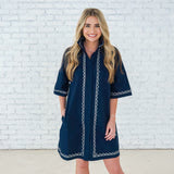 Shelby Dress- Navy