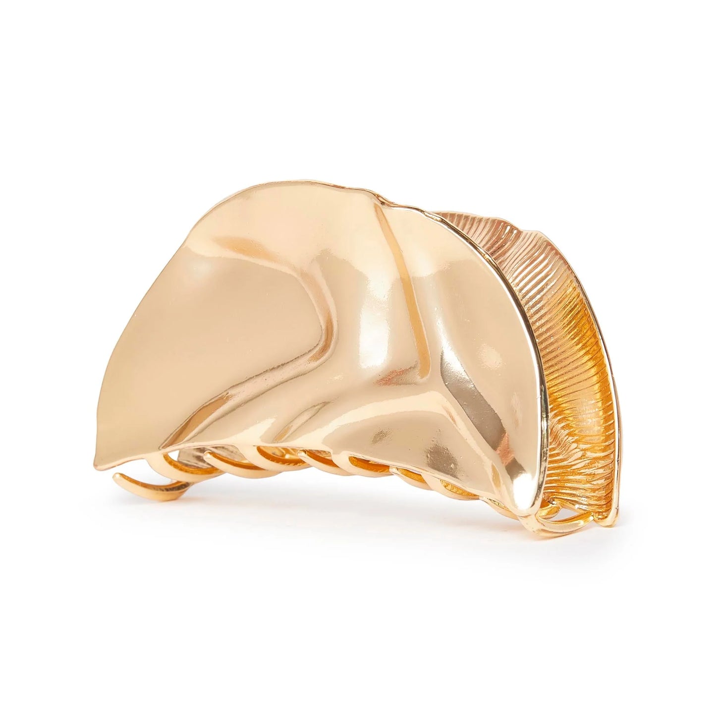 Gold Metal Baroque Claw Clip