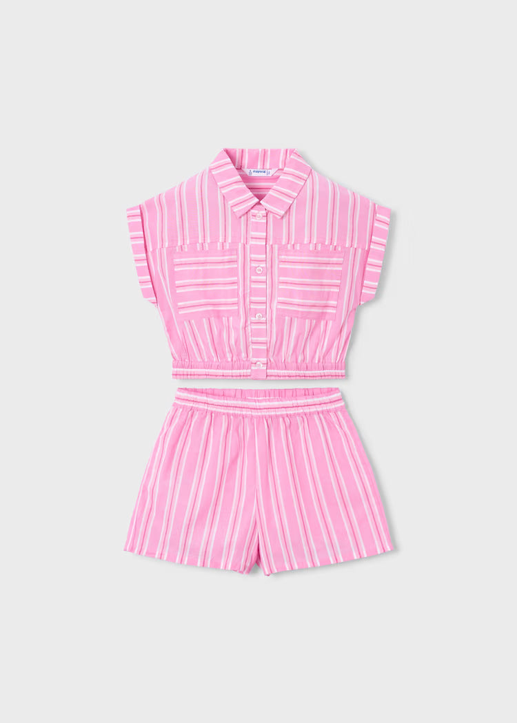 Girls Candy Striped Set