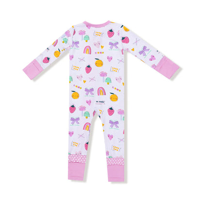 Pink My Funny Valentine 2 Way Zipper Romper