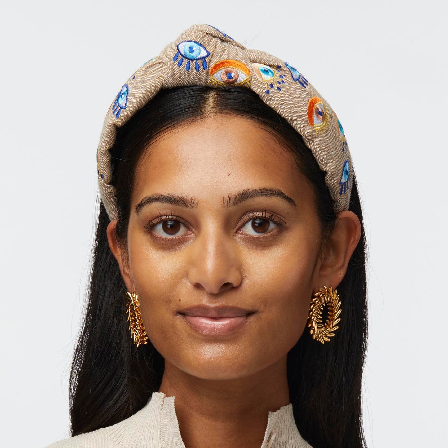 Fawn Knotted Evil Eye Headband