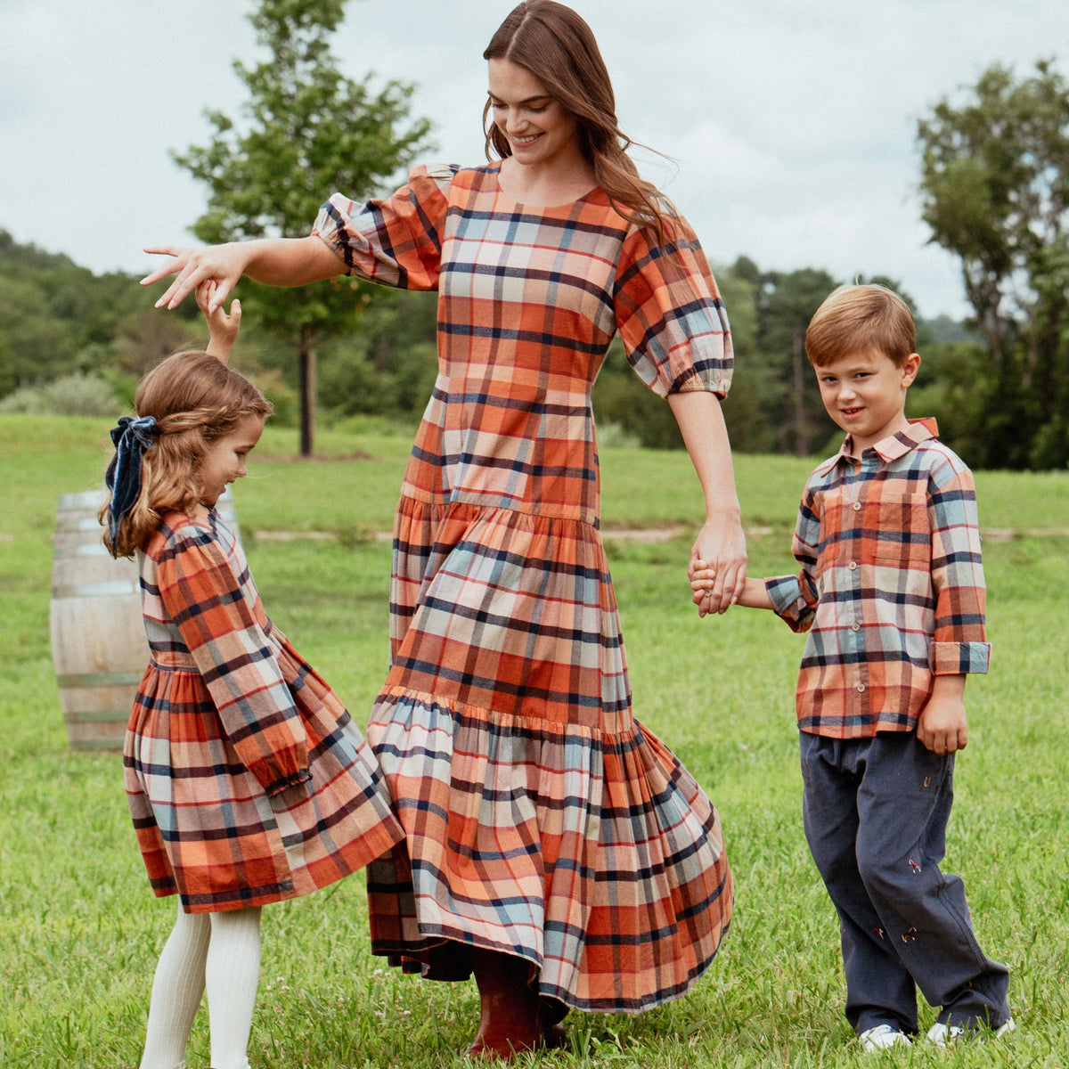 Women's Parker Dress- Hayride Plaid