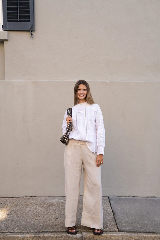 Belle Shirt- White
