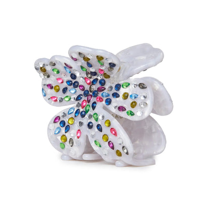 Mother of Pearl Rainbow Lily Claw Clip