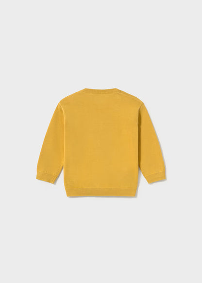 Basic Cotton Jumper- Custard