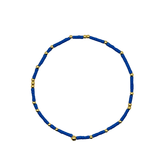 Royal Blue Bitty Bauble Bracelet