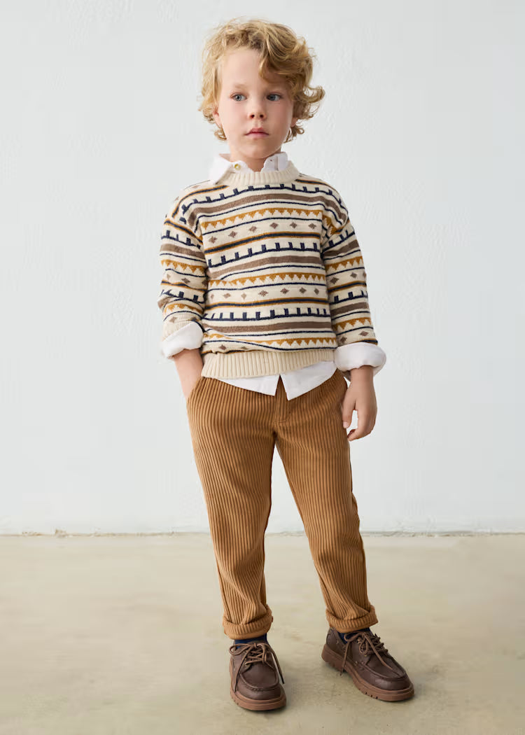 Dark Corduroy Joggers