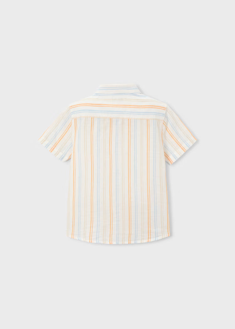 Boys Linen Shirt- Peach