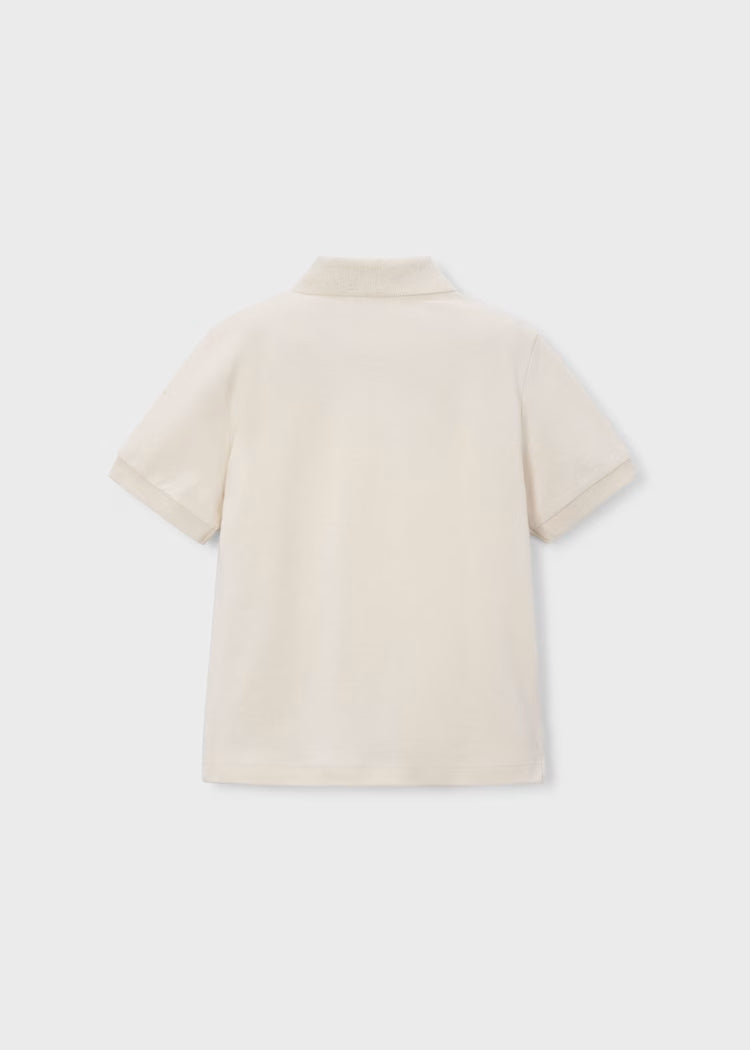 Boys Basic Short Sleeve Polo- Hemp