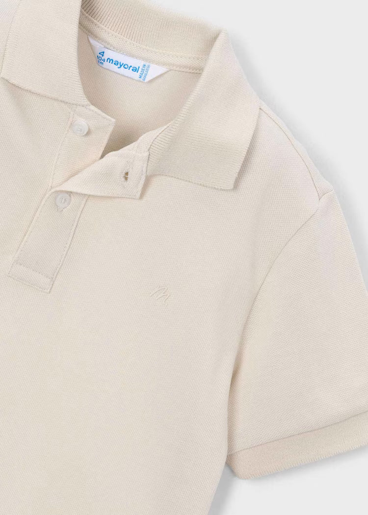 Boys Basic Short Sleeve Polo- Hemp