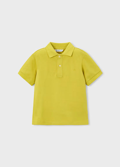 Boys Basic Short Sleeve Polo- Olive