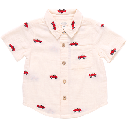 Boys Jack Shirt- Vintage Car
