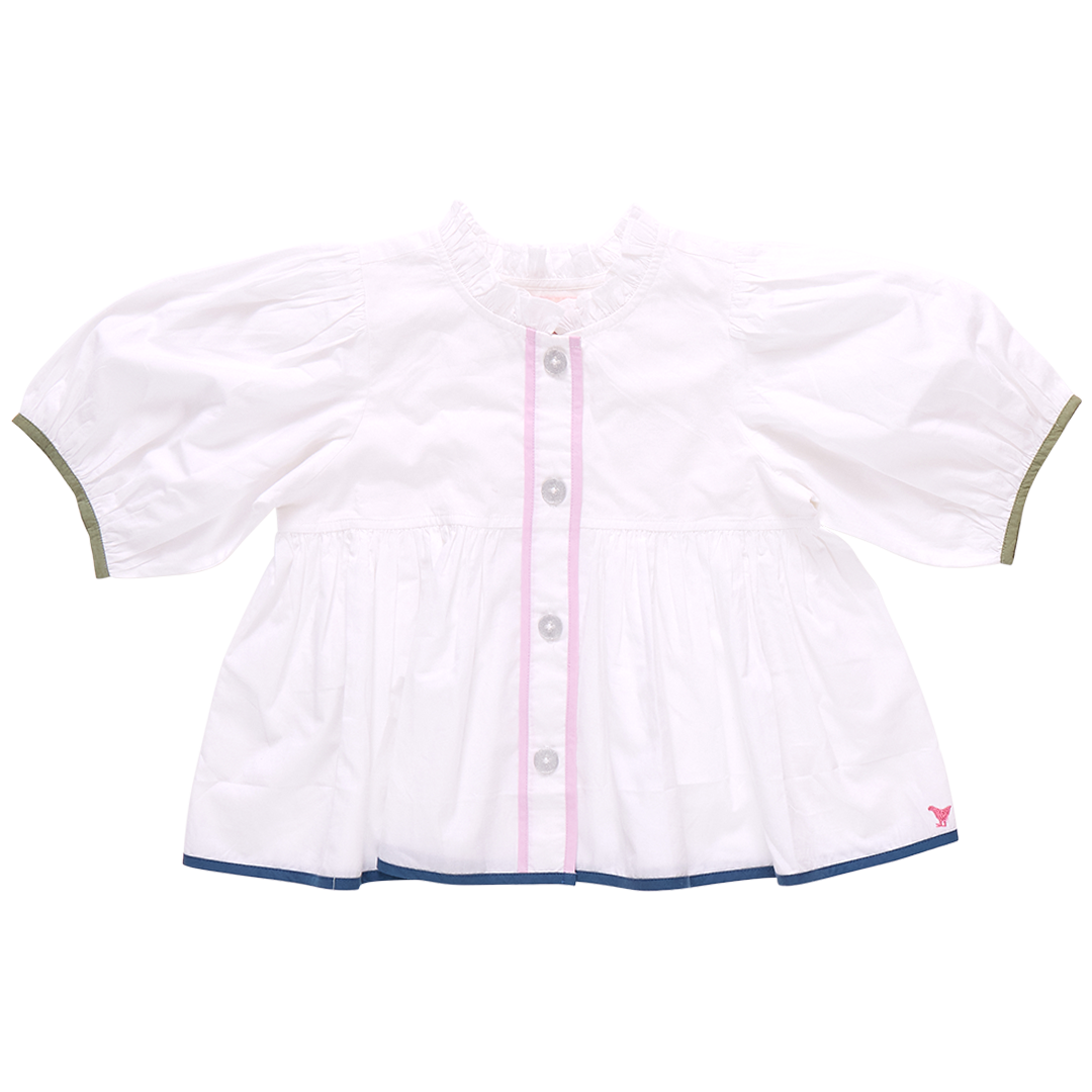 Girls Autumn Top- White