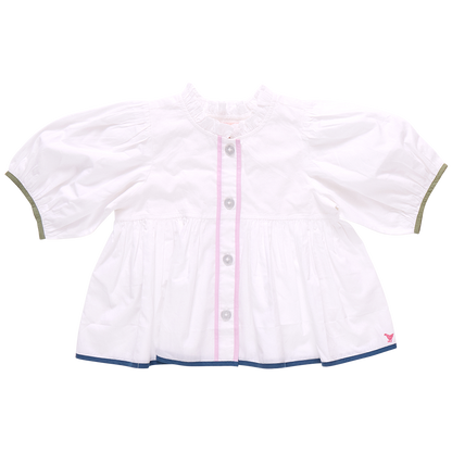 Girls Autumn Top- White